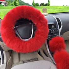 Load image into Gallery viewer, Steering Wheel Fur Cover
