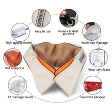 Load image into Gallery viewer, U Shaped Shiatsu Neck Massager