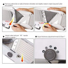 Load image into Gallery viewer, Ultra Precision Adjustable Mandoline Slicer