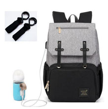 Load image into Gallery viewer, USB Diaper Backpack