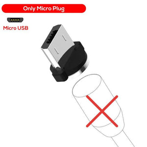 360 Rotating Magnetic Charging Cable