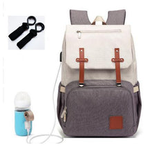 Load image into Gallery viewer, USB Diaper Backpack