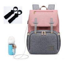 Load image into Gallery viewer, USB Diaper Backpack