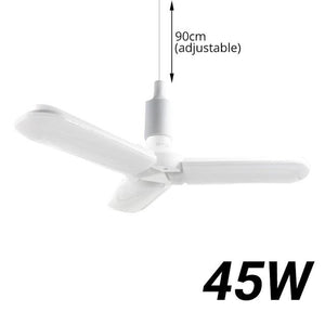 Foldable Fan Blade LED Light Bulb