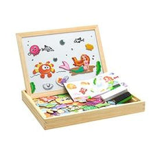 Load image into Gallery viewer, Magnetic Wooden Puzzle Figure