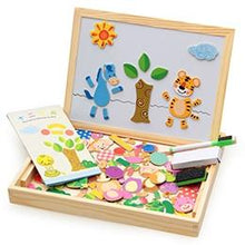 Load image into Gallery viewer, Magnetic Wooden Puzzle Figure