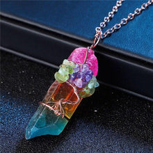 Load image into Gallery viewer, 7Chakra Ainbow Natural Stone Copper