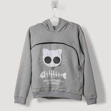 Load image into Gallery viewer, Sweatshirt Animal Pouch Hood Tops