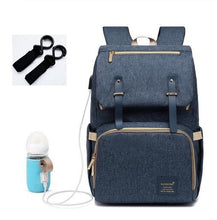 Load image into Gallery viewer, USB Diaper Backpack