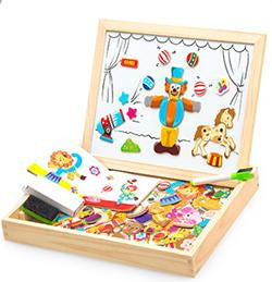 Magnetic Wooden Puzzle Figure