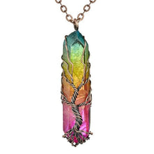 Load image into Gallery viewer, 7Chakra Ainbow Natural Stone Copper