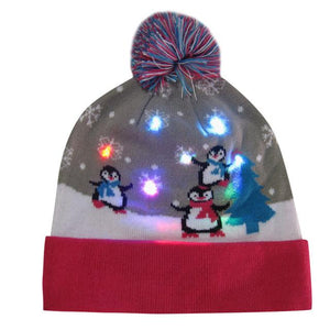 Christmas LED Beanies