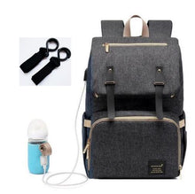 Load image into Gallery viewer, USB Diaper Backpack