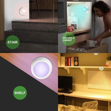 Load image into Gallery viewer, Wireless LED Puck Lights