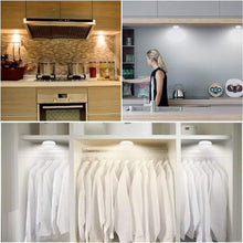 Load image into Gallery viewer, Wireless LED Puck Lights